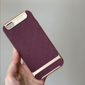 NWT iPhone 6s case Berry/Maroon